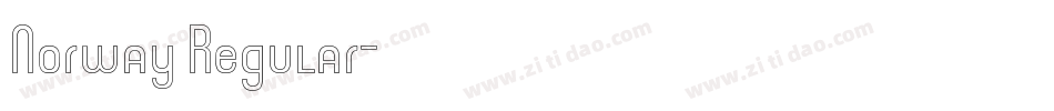 Norway Regular字体转换